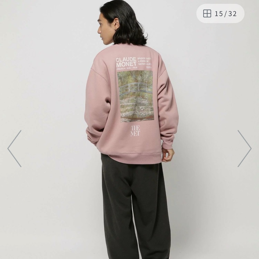 [The Metropolitan Museum of Art] Collaborative fleece-lined art pullover